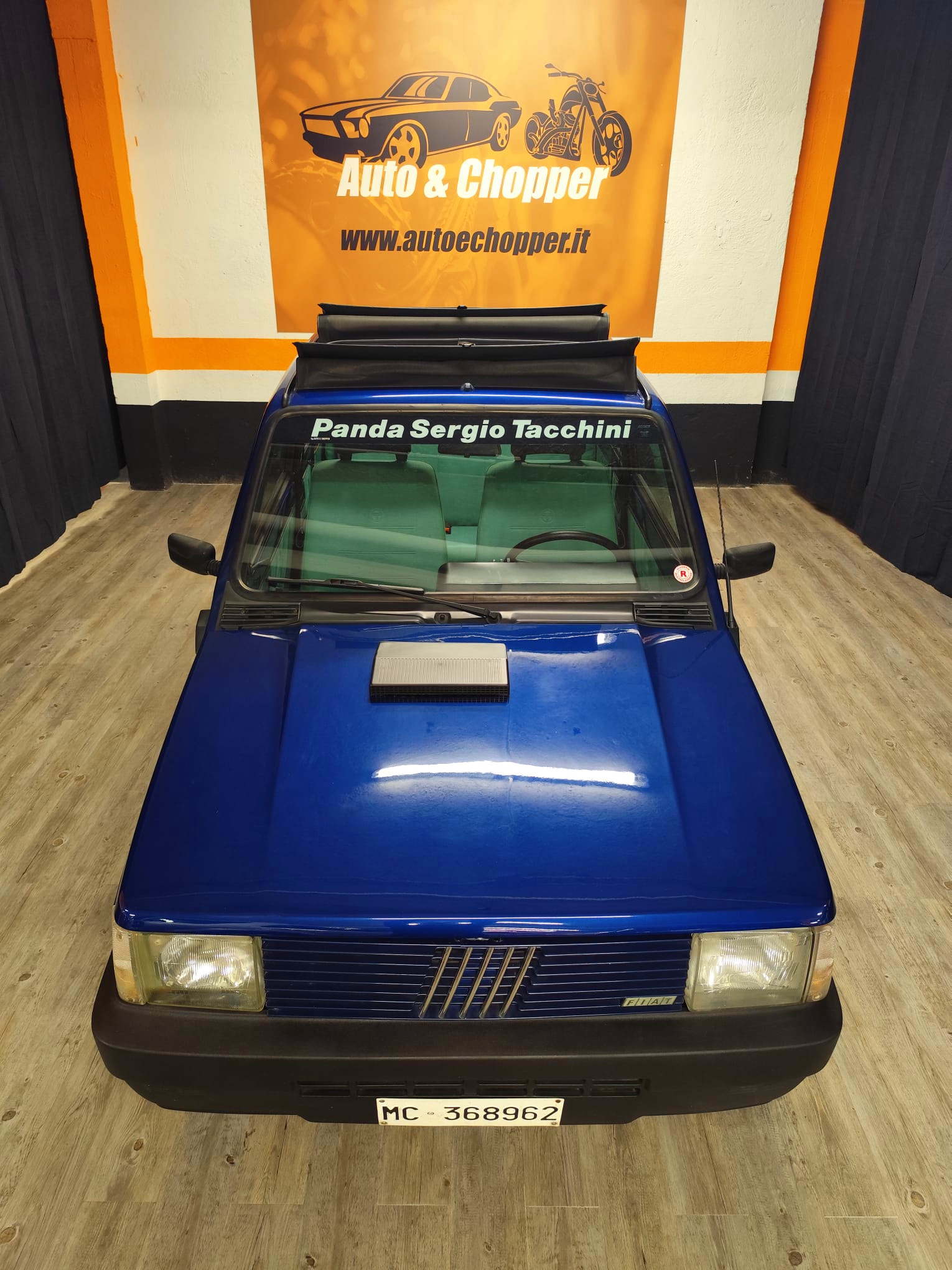 STRAORDINARIA FIAT PANDA SERGIO TACCHINI 750 FIRE, UNICO PROPRIETARIO CON SOLI 46.308 km CON TETTO APRIBILE