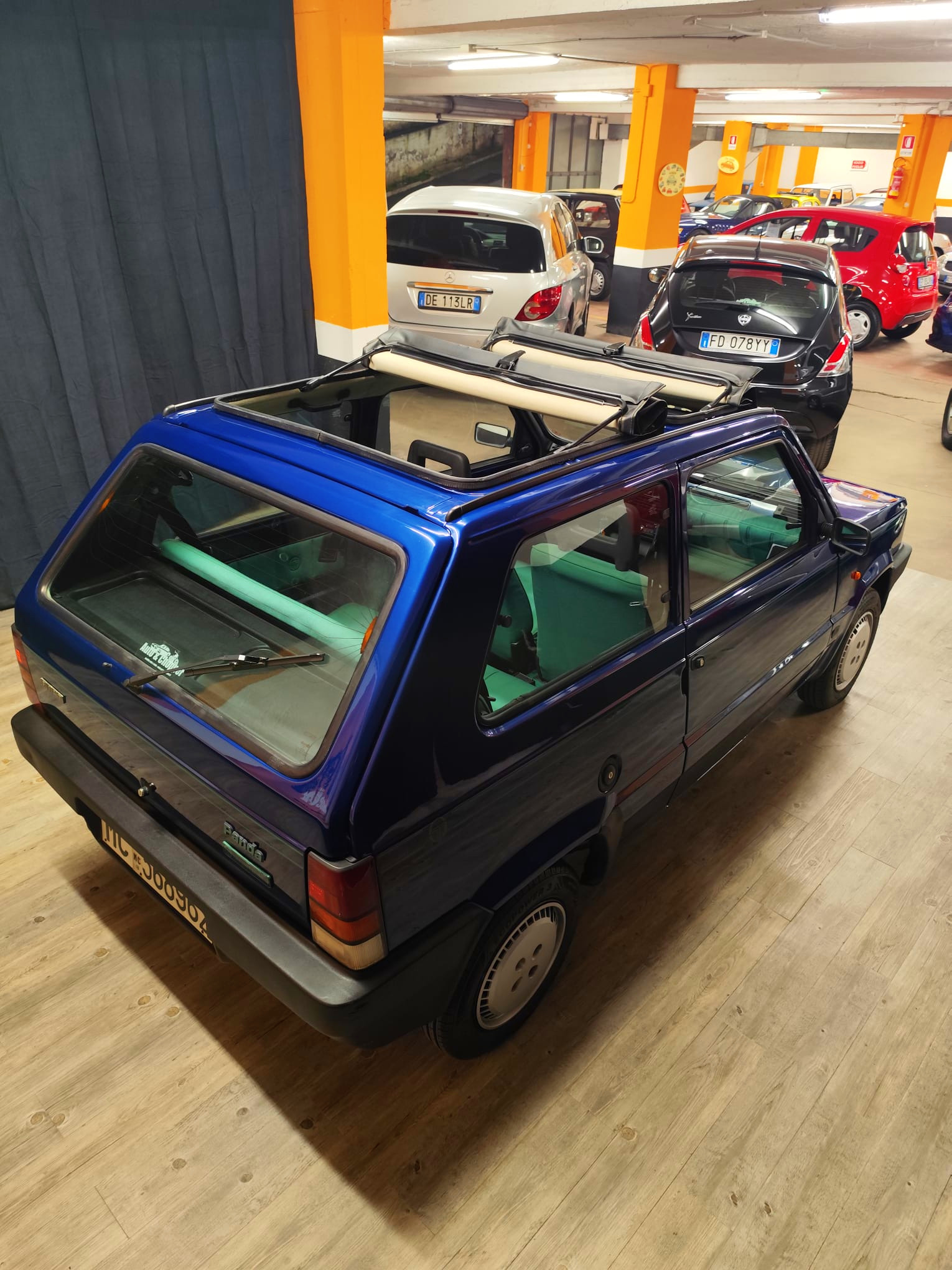 STRAORDINARIA FIAT PANDA SERGIO TACCHINI 750 FIRE, UNICO PROPRIETARIO CON SOLI 46.308 km CON TETTO APRIBILE